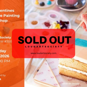 Sweet Valentines Couple’s Cake Painting Workshop